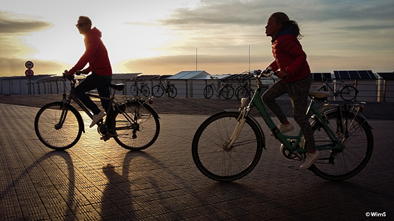 Fietsers winnen tijd en inspiratie